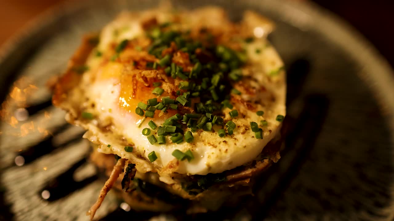 맛있는 달 요리의 클로즈업