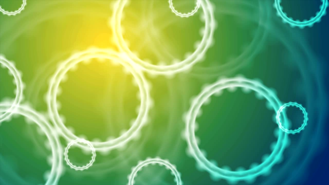 추상적인 밝은 기술 반이는 비디오 애니메이션