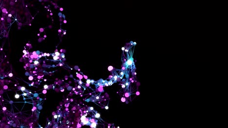 crecimiento de la red molecular.