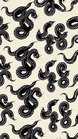 black snake pattern