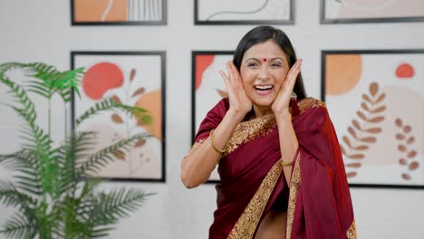 Enthusiastic-Indian-woman