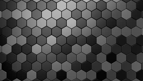 los hexágonos forman una onda