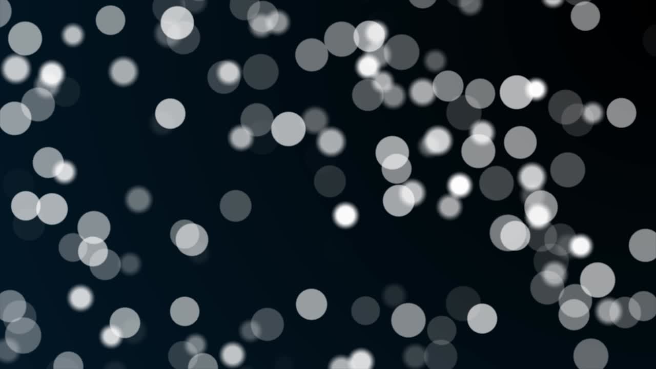 fondo de partículas abstractas, partículas de polvo bokeh blanco títulos de movimiento de luz abstracto bucle de fondo cinematográfico