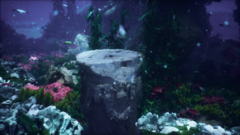 mysterious underwater monument