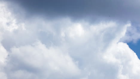 time lapse clear blue sky with clouds