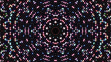 hermoso caleidoscopio abstracto que brilla, una luz radiante que regula los movimientos sutiles