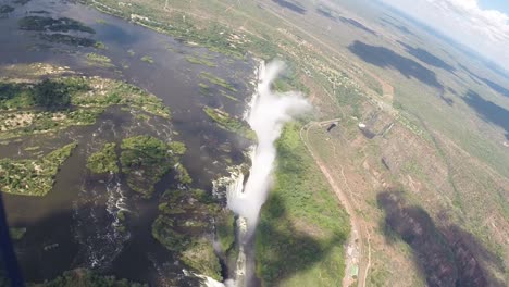 victoria falls from the air