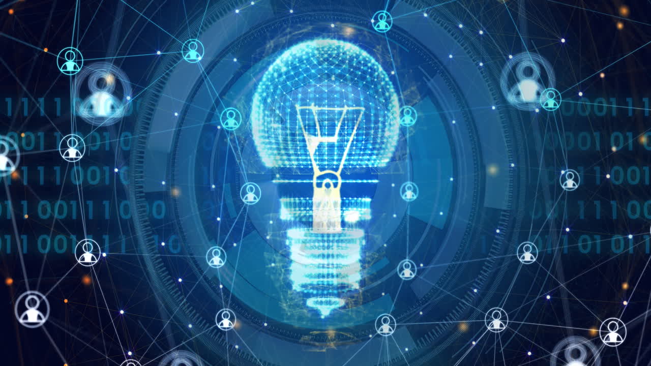 전구의 애니메이션, 바이너리 코딩 및 데이터 처리