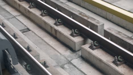 view to the rail way on the skytrain