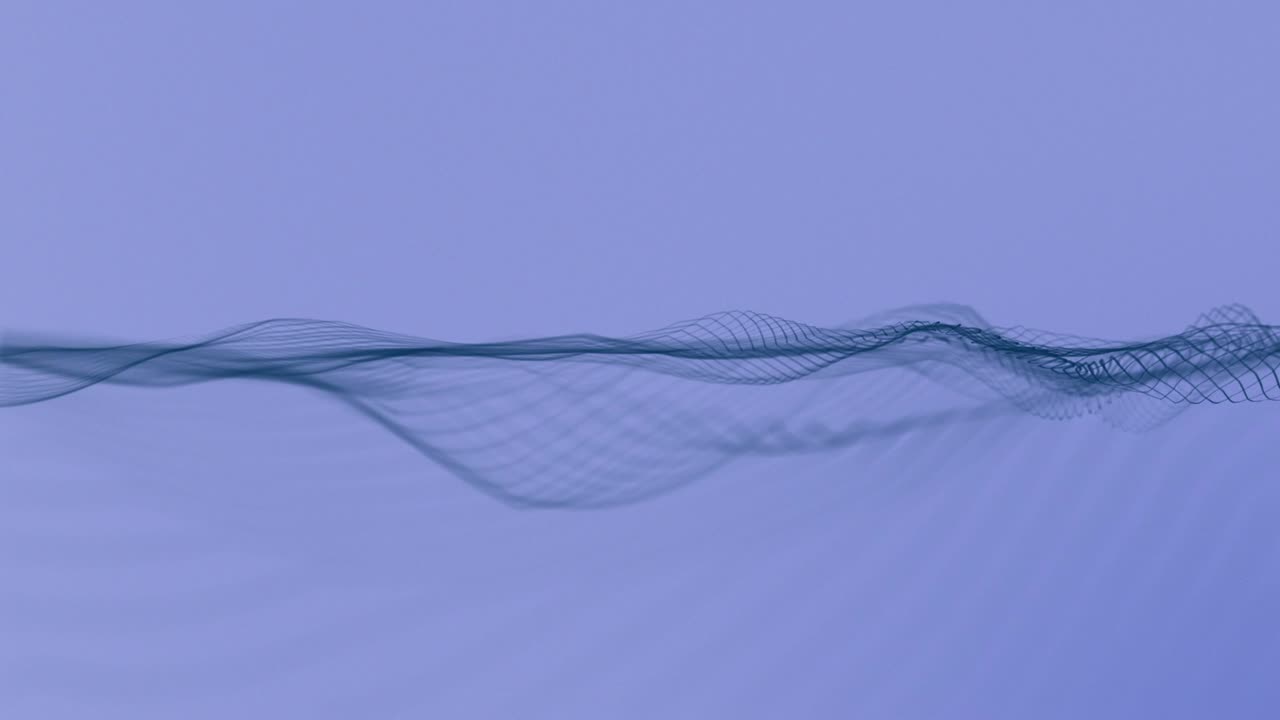 visualizzazione astratta delle forme d'onda