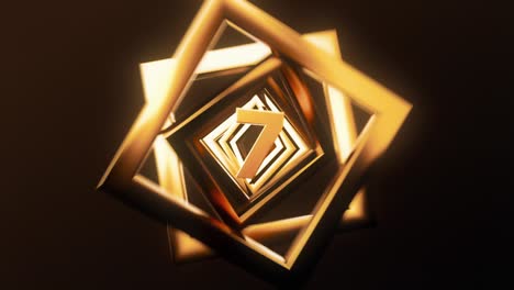 Modern-Luxury-Golden-Rectangle-10-Seconds-Countdown-4K-Timer-Clock-Elegant-3D-Geometry-Shapes-Clean-Minimalistic-Gold-Glossy-Beautiful-Elegant-Opener-Shining-Reflection-Awards-Animation-Background