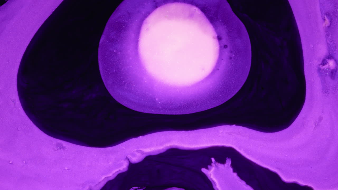 Artistic Organic Purple Abstract Art Fluid Effect