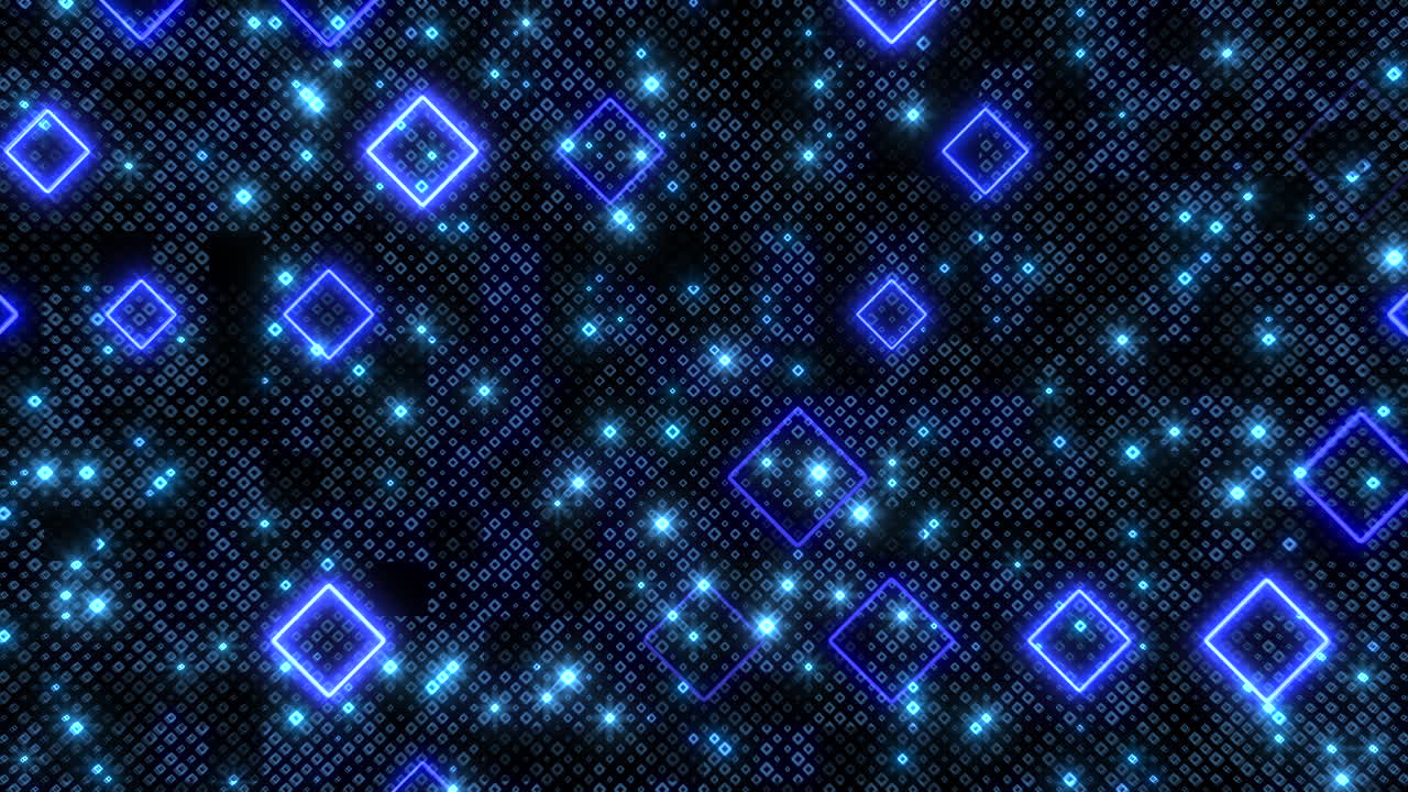 추상적인 다이아몬드 패턴 검은 바탕에 파란색과 색