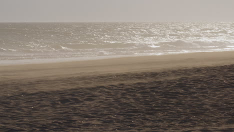 beach scene at sunrise/sunset
