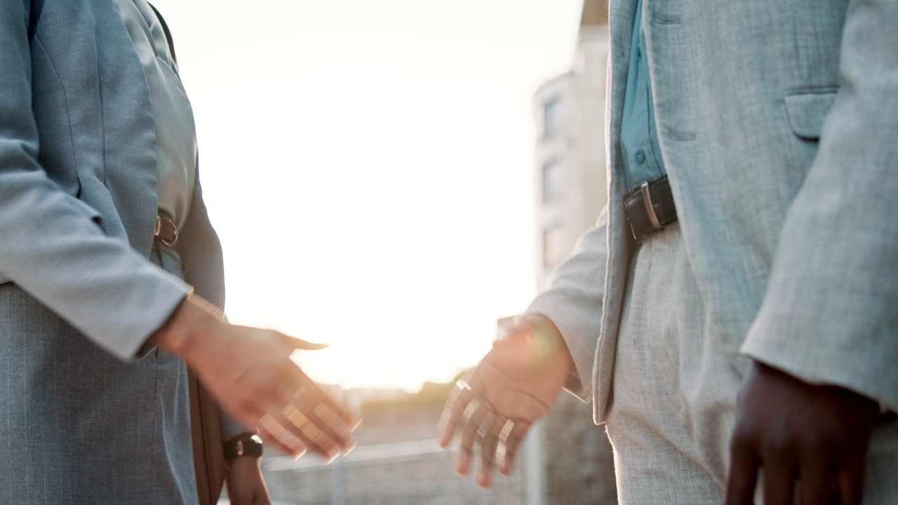 비즈니스 손잡이