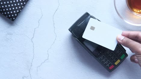 making a payment with credit card
