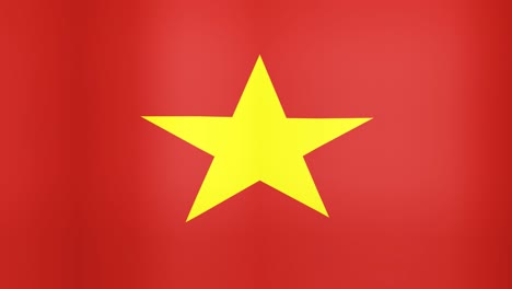 waving flag of vietnam looping background