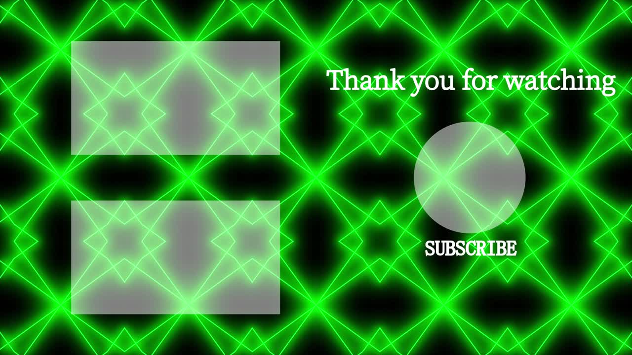 기하학적 패턴 검은 배경 엔드 카드 모션 그래픽