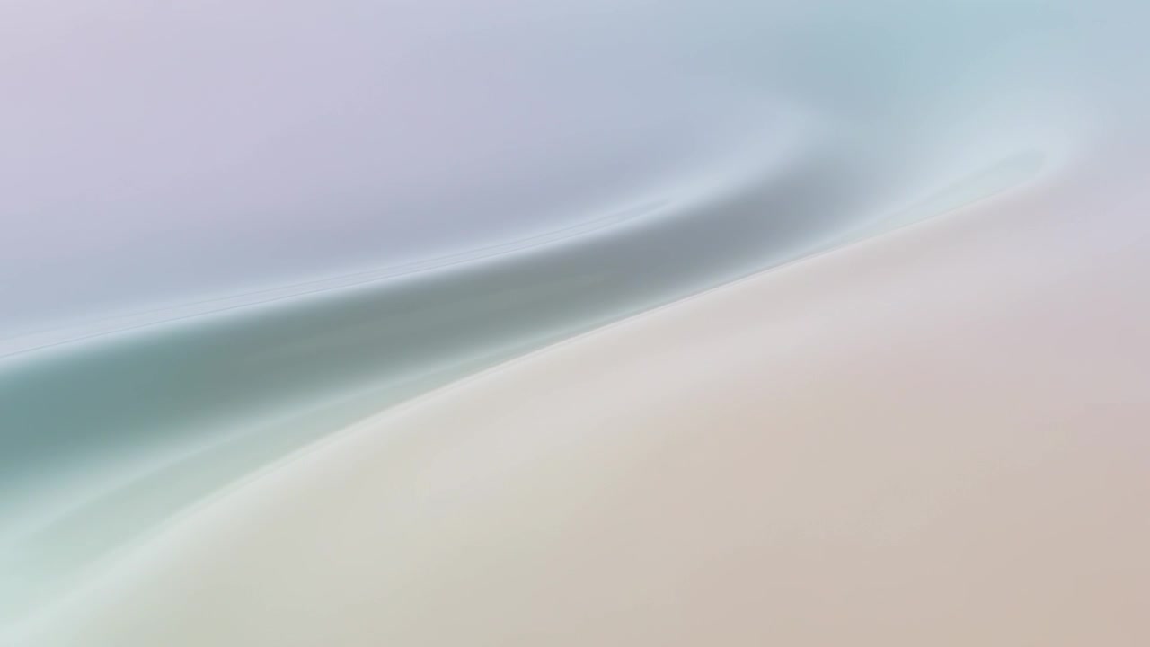 Starting loop, abstract curved gradient band shifting subtly and softening on screen with colors