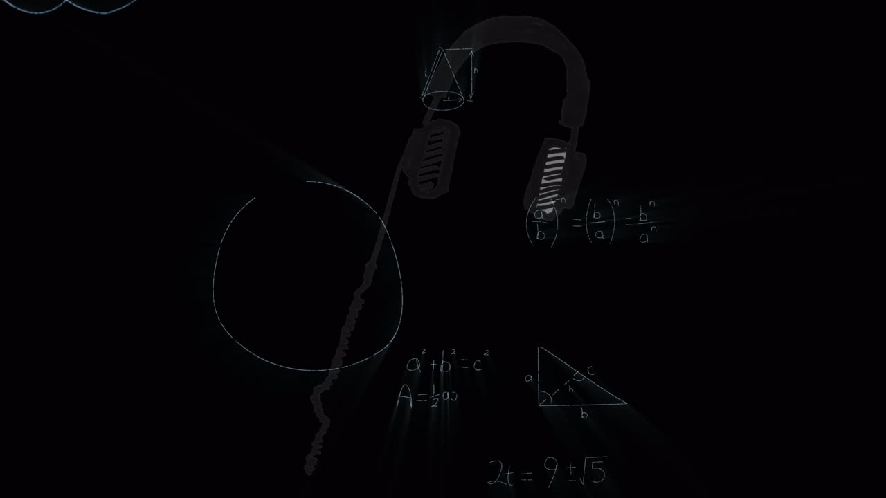 animación de ecuaciones matemáticas a través de auriculares