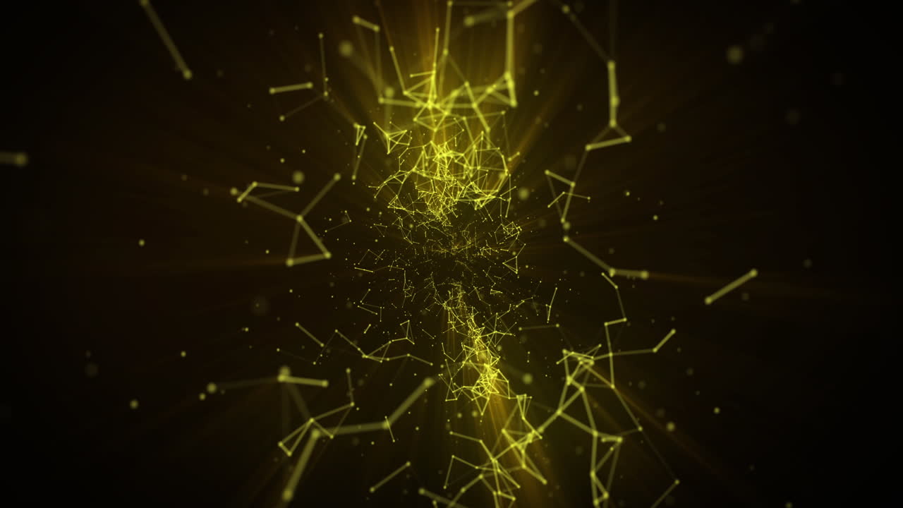 Animation of detailed plexus structure 4k