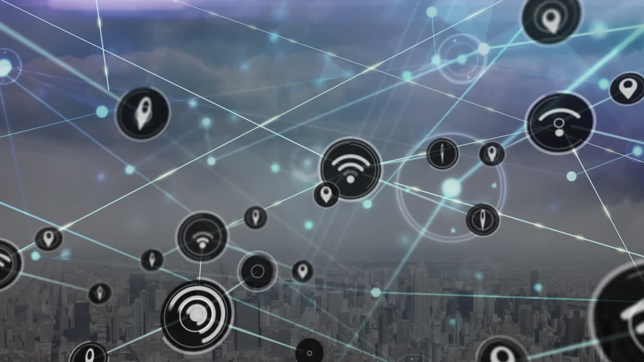 animación del paisaje urbano a través de una red de conexiones