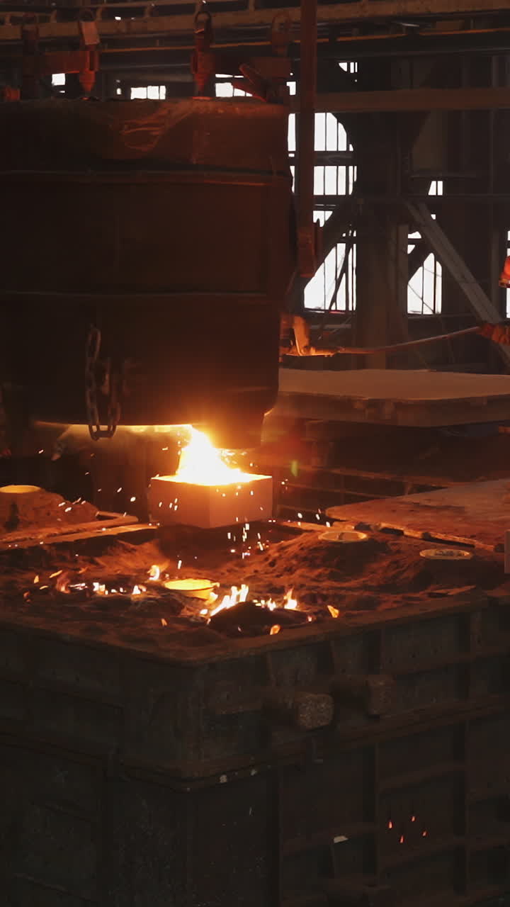 Metal Casting in a Foundry