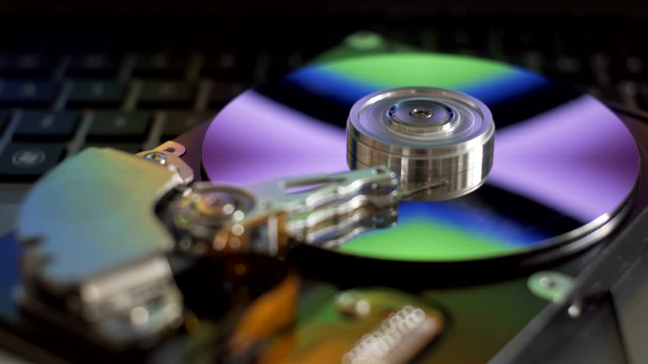 el bucle sin costuras de las placas de trabajo y las cabezas de la hdd.