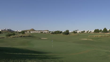 panorámica del campo de golf - el valle golf resort, murcia, españa