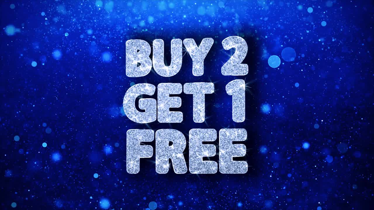 comprar dos y obtener uno gratis promoción