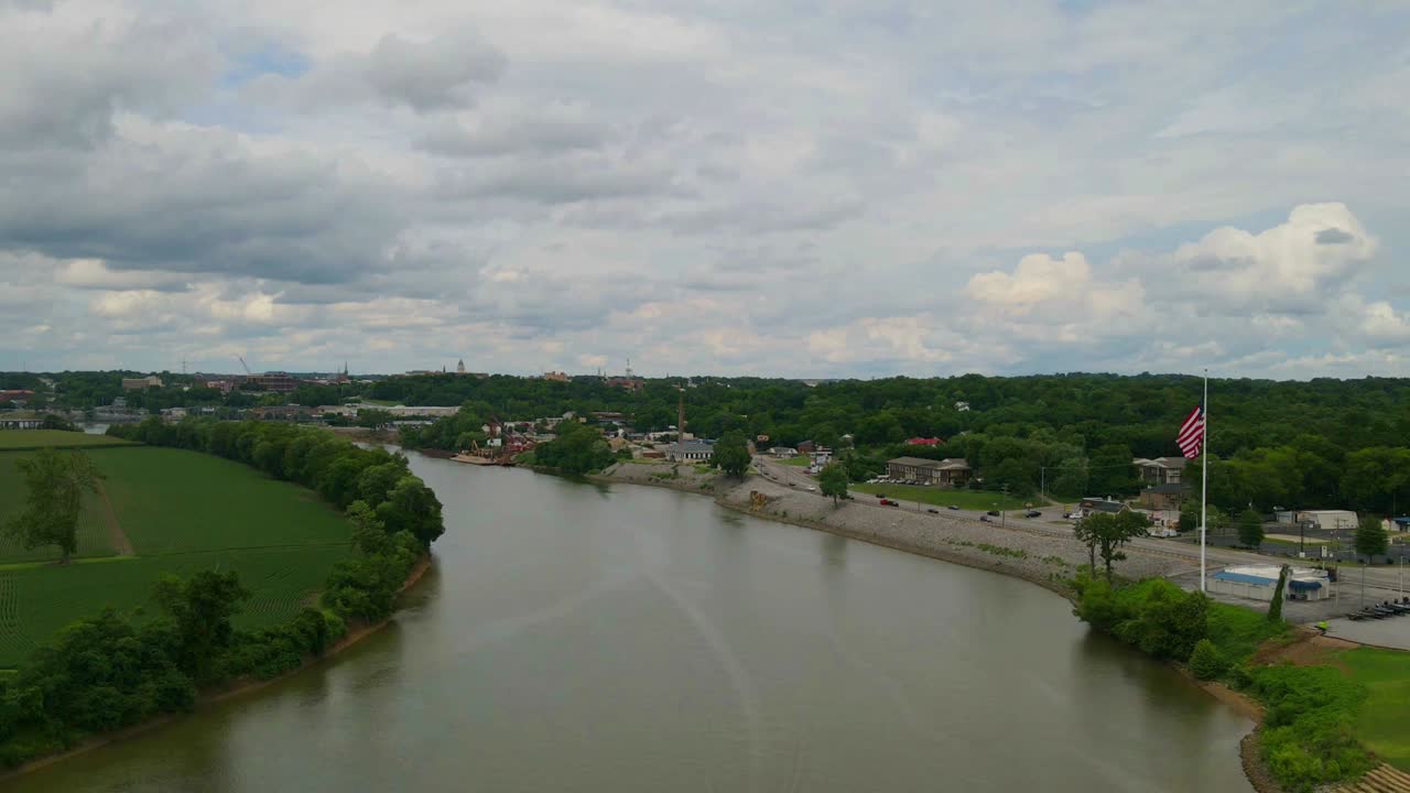 Hyperlapse of Freedom Point on the Cumberland River in Clarksville Tennessee