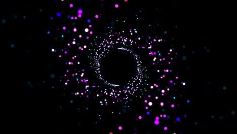 premios de fondo dorado. estrellas doradas. brillo y partículas de bokeh. bucle