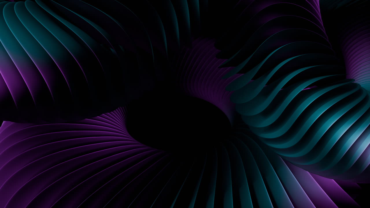 formas 3d abstractas con colores de gradiente