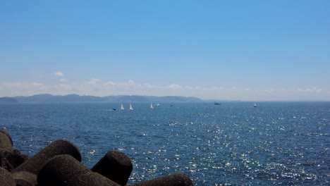 the beautiful view in kamakura