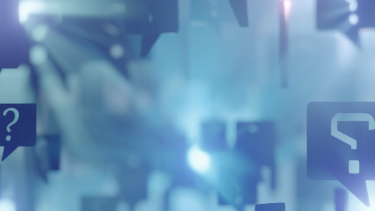 우주에서 떠다니는 질문표, 루프 비디오