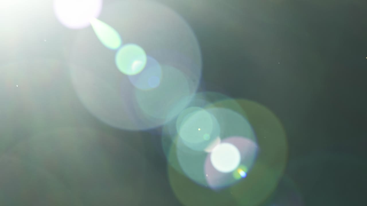 렌즈 플레어 효과는 추상적인 배경으로