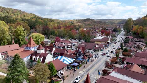 aerial push in helen georgia