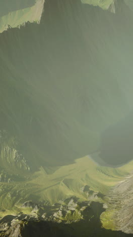 montañas de niebla