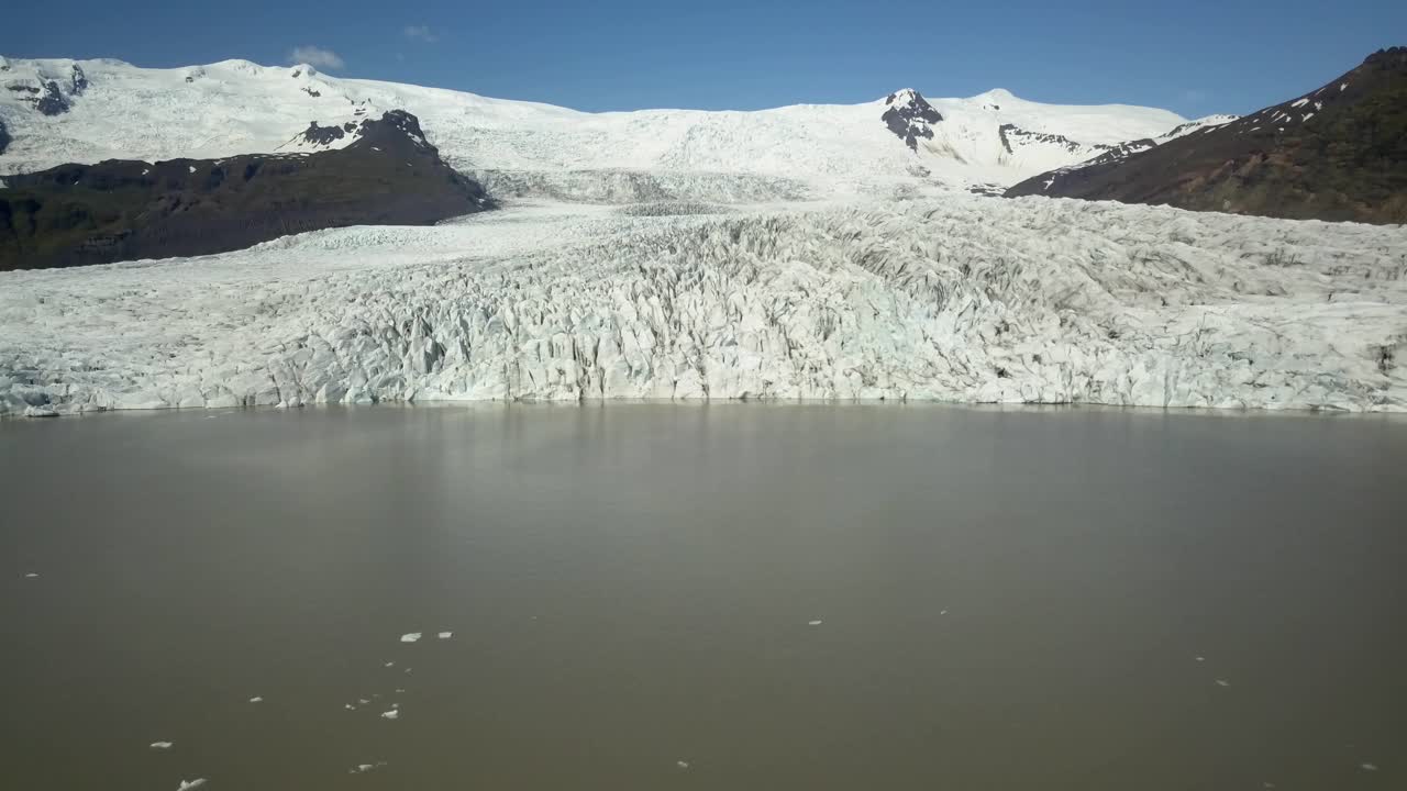 Glacier and Lake in Iceland