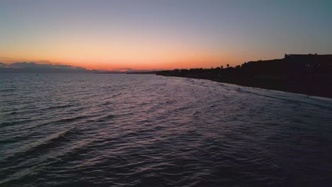 Puesta-De-Sol-En-La-Costa-Sur-Del-Mediterráneo