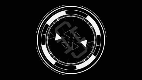 abstract digital interface graphics