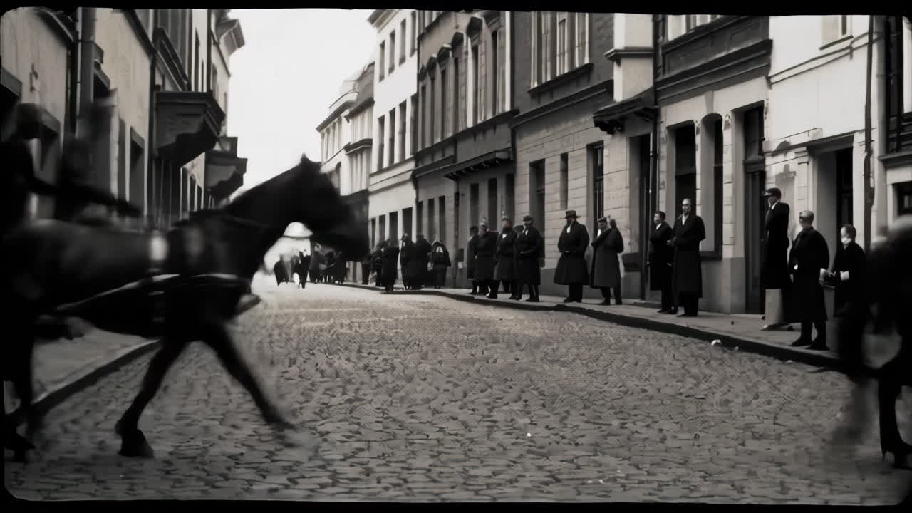Vintage Horse-Drawn Carriages and Ambulances