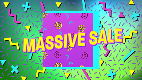 Massive-Sale-text-animation-over-colorful-geometric-shapes-and-patterns