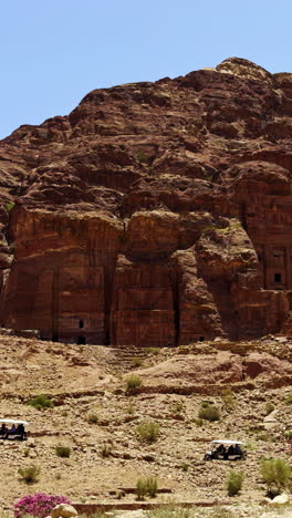 petra, jordan - ancient rock-cut tombs