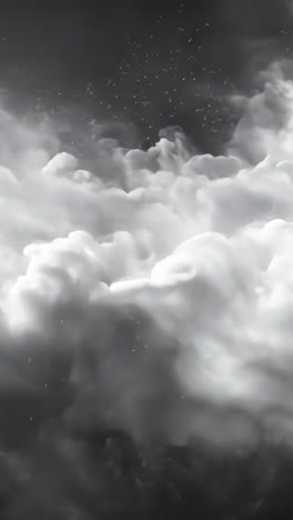 a cloud of white smoke is billowing in the air. the smoke is thick and hazy, creating a sense of mystery and intrigue. the image evokes a feeling of uncertainty and unease