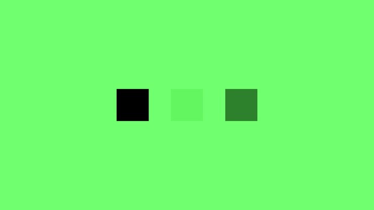 animation - loading square icon on green background