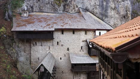 Manastir-Crna-Reka,-Serbian-Orthodox-Situated-On-Gorge-In-Tutin,-Serbia