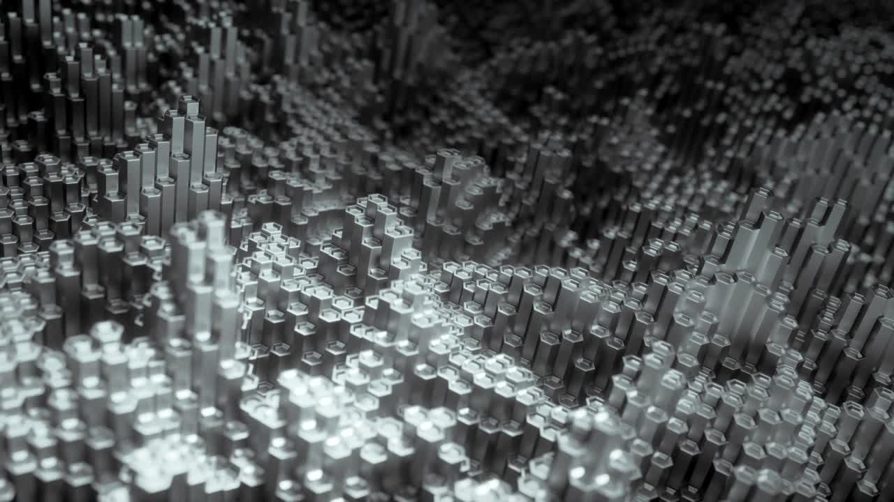 추상 육각형 배경