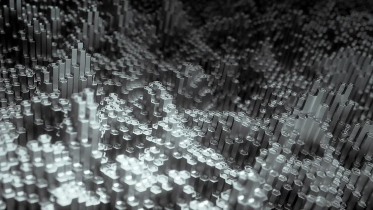 Abstract hexagonal background
