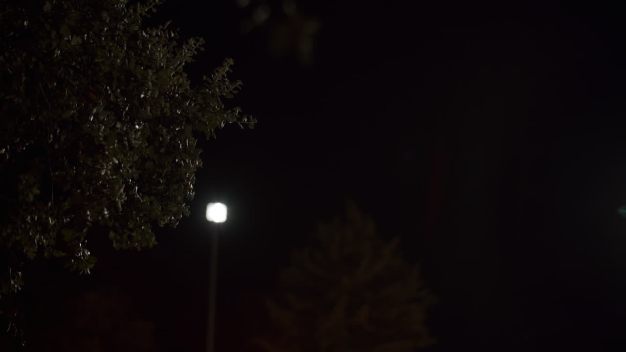 linterna estropeada parpadeando por la noche 2